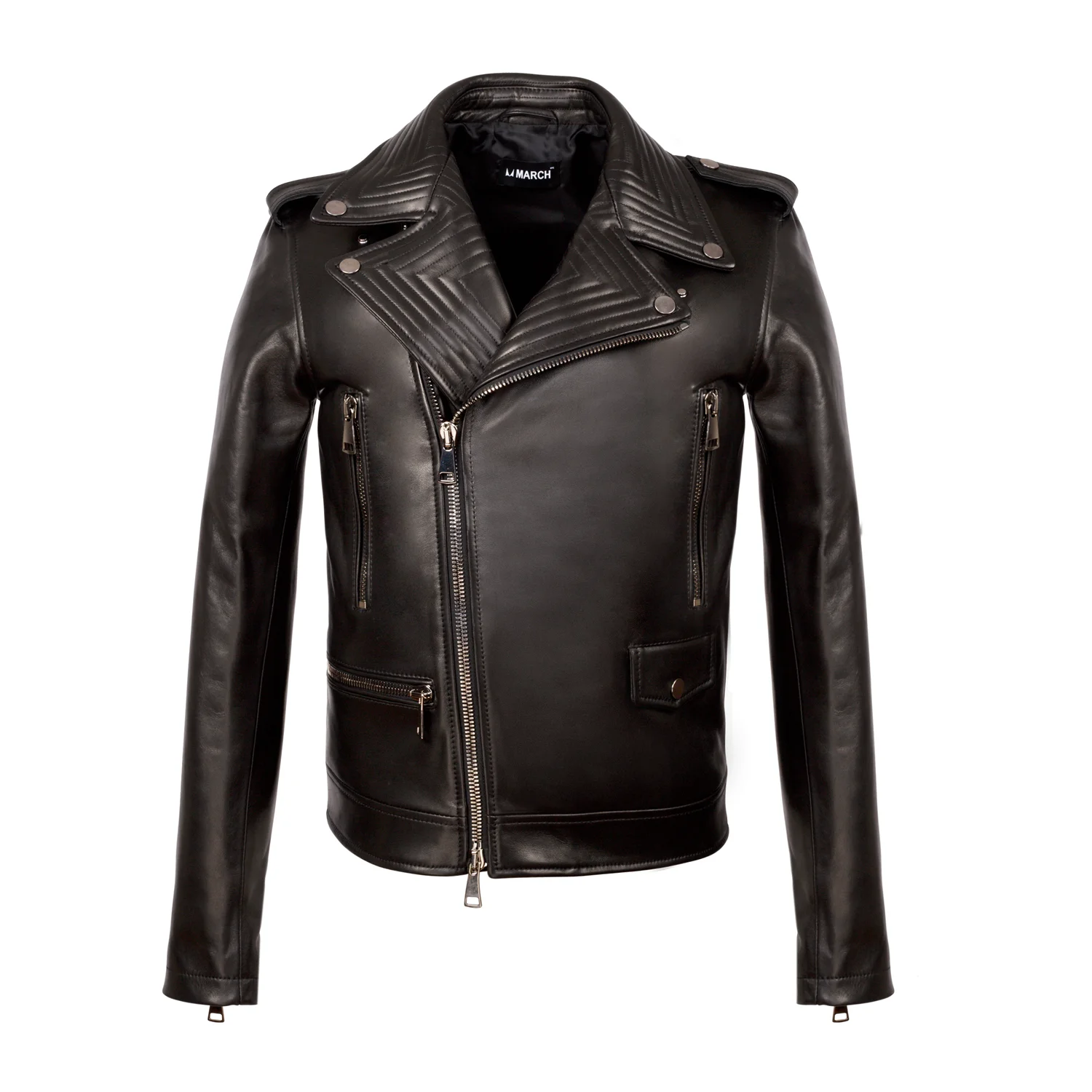 BLACK LEATHER 'TOUR' JACKET — MARCH NYC